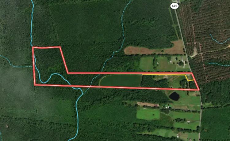 UNDER CONTRACT!!  36.23 acres of Residential / Agricultural / Recreational and Timber Land For Sale in Brunswick County VA!