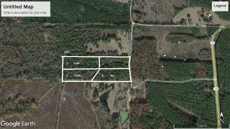3.50 Acres at 00 Columbia Rd 260