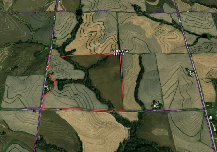 PENDING-151.99 taxable acres Fremont County Iowa