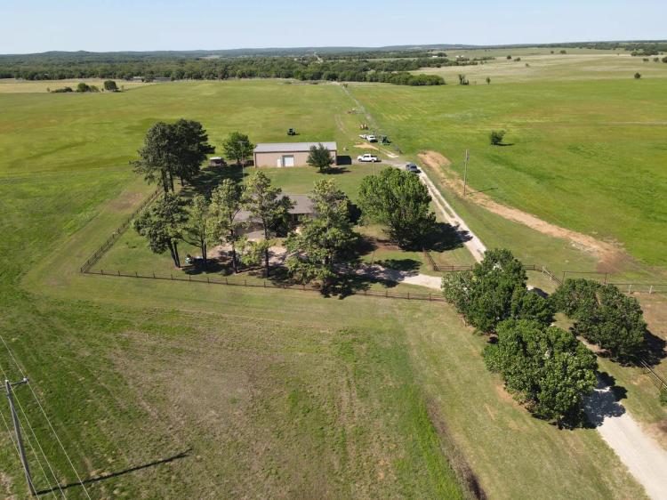 52.78 Acres Farm with home, Loco, Oklahoma, Stephens County.